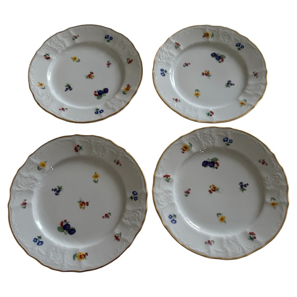 ROYAL PRAGUE Lesov Concordia Bread Butter Desert Plate Bohemia Porcelain Czech - Picture 1 of 8